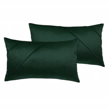 Dekoratif Kussensloop Velours Flesgroen 50x60 cm (2 stuks)