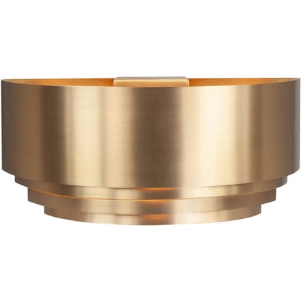 HighLight Wandlamp Elena, messing, breedte 30 cm, aluminium, E14