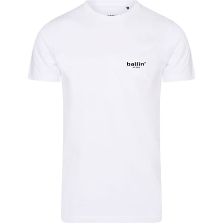 Ballin Est. 2013 - Heren Tee SS Small Logo Shirt - Wit - Maat S