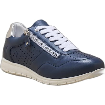 Dames sneakers van leer met verwijderbare luchtzool Pédiconfort