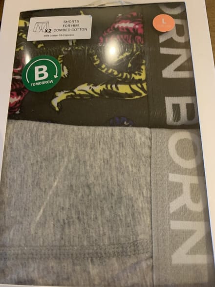Bjorn Borg 2 pack katoenen herenboxers maat L