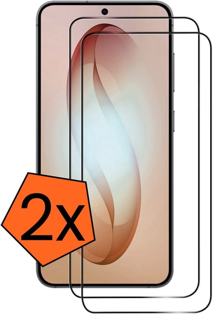 Screenprotector - 2 Stuks - Geschikt voor Samsung Galaxy S26 - Full Cover - Gehard Glas - Beschermglas - Tempered Glass - Screen Protector
