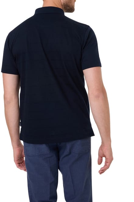 Pierre Cardin poloshirt korte mouw donkerblauw