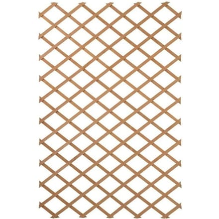 Nature Treillis de jardin 100 x 300 cm Bois Marron 419779