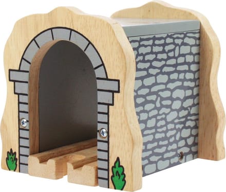 Bigjigs Wooden Rails - Gray Tunnel