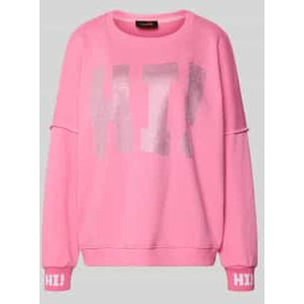 sweatshirt met Labeldetail