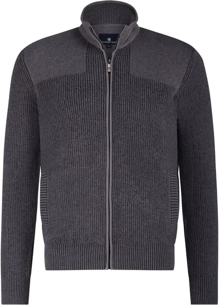 State Of Art Vest Structure Contrast Antraciet - Maat L - Heren