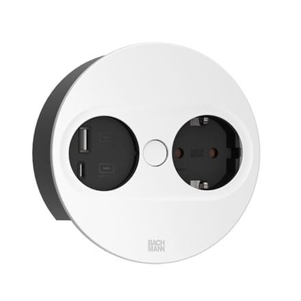 Bach Twist2 230V Met USB-Ronde Witte Lader 2m - 946.204 - E3MQM