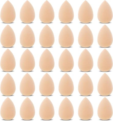 Mini Makeup Sponsblenders - Set van 30 stuks voor Foundation, Poeder en Crème