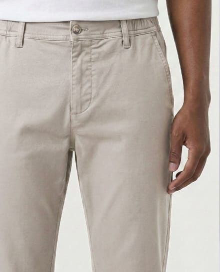 Je m'appelle Mannen Broek Regular fit Met stretch - Beige - Maat 36