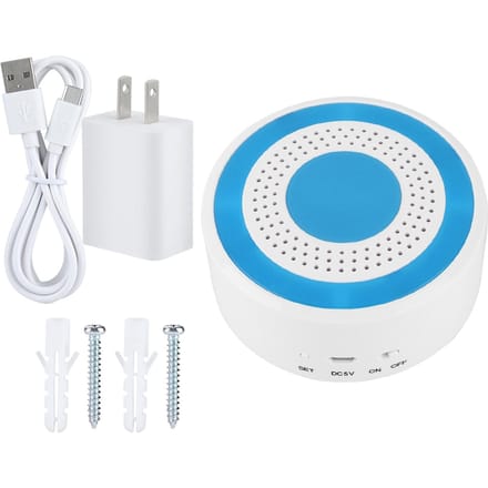 433mhz 100dB Draadloze Huis Geluid en Licht Stroboscoop Sirene voor WIFI GSM Alarmpaneelsysteem blue
