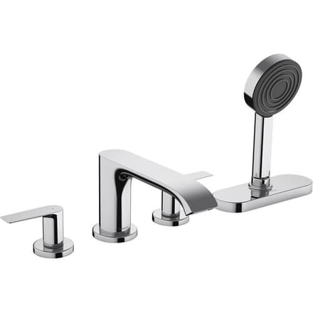 Hansgrohe VIVENIS 4-gats badrandmengkraan - met sbox - hoogglans chroom