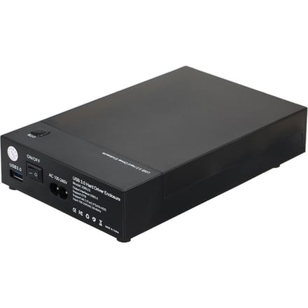 USB 3.0 2,5  3,5  SATA HDD-behuizing Draagbare SSD HDD-behuizing Ondersteuning UASP OTB One Touch Backup US-stekker US Plug