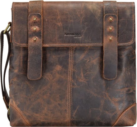 Greenland Nature Klassieke schoudertas leer 31 cm - Dames - brown