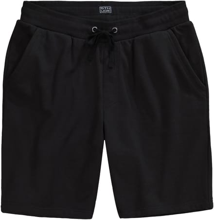 STHUGE - Heren - Sweatbermuda basic fit elastische band - Zwart - Maat 7XL