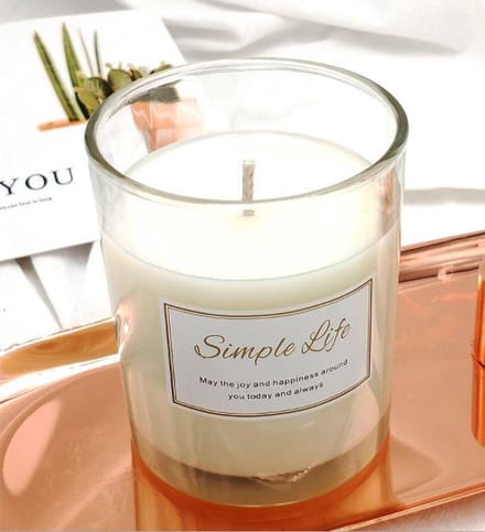 Geurkaars - Scented Candle - Engelse Peer en Fresia - 7 x 8.5cm