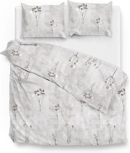 ZoHome Caiden Dekbedovertrek - Eenpersoons - 140x200/220 cm - Light Grey