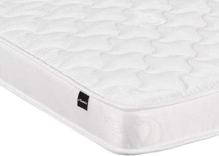 Vente-unique Set 90 x 190 cm bedbodem met opbergruimte, wit + matras van schuim van 15 cm dik - DANAE II van YSMÉE