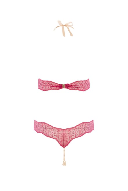 Bracli | Sydney Dubbele Body Rood | Luxe Lingerie Body Maat Plus