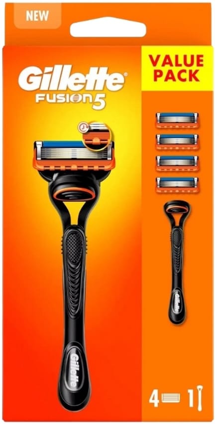 Gillette Fusion5 Houder + 4 mesjes