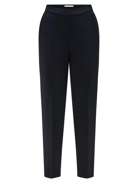 Regular fit stoffen broek met persplooien, model 'DORO'