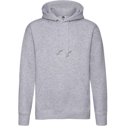 Fruit of the Loom Heren Premium Hoodie (Heide Grijs)