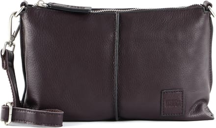 FREDsBRUDER Leren Schoudertas FB Crossbody Dark Maroon Donkerbruin