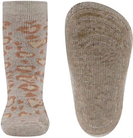 Ewers antislip sokken panter beige