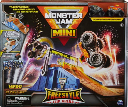 Spinmaster Monster Jam Mini Flip & Go Voertuigen Speelgoed voertuigen Diverse speelgoedvoertuigen