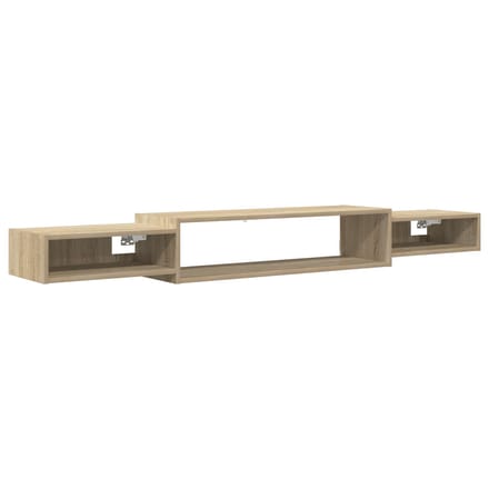 vidaXL - Wand - gemonteerd - TV - Kast - Muurmontage - Sonoma - Eiken