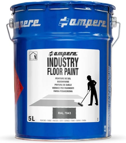 Ampere Industry Floor Paint markeerverf - 5 liter | Grijs