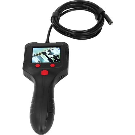 Draagbare Endoscoop 2.4in HD IPS LCD-scherm Waterdichte Lens Flexibele Kabel Draagbare Pijpinspectiecamera met Licht 5V black