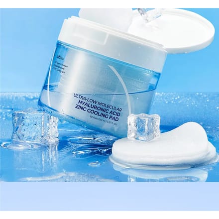 Isntree - Ultra-Low Molecular Hyaluronic Acid Zinc Cooling Pad - Tonerpads