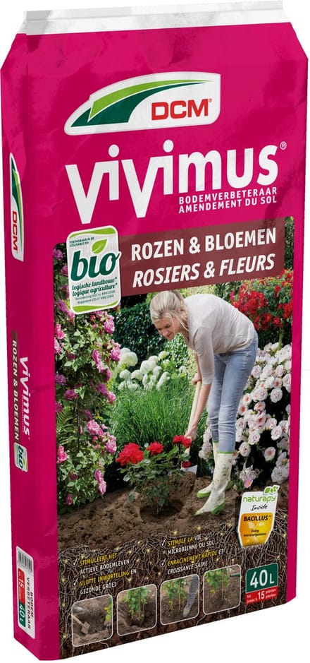 DCM VIVIMUS ROZEN/BLOEMEN 40L