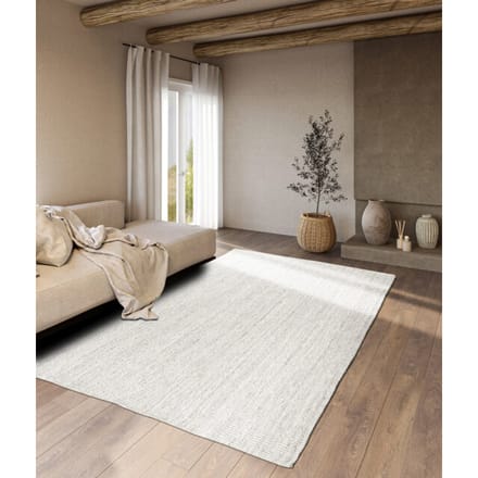 Villeroy & Boch Rosalie jute vloerkleed wit- 200x290 cm