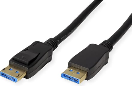 ROLINE DisplayPort-kabel, v2.0, DP M - M, zwart, 3 m