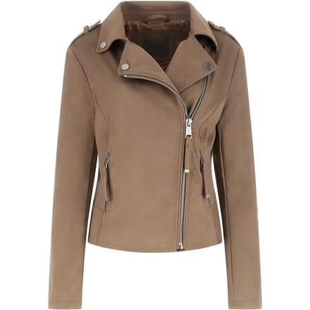 Motorjack voor dames Guess New Monica Suede