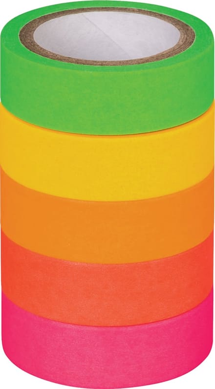 HEYDA deco-plakband 'neon Regenboog', mat