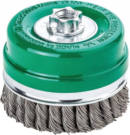Rvs Draadborstel Kuip 80mm M14x2 - Intensief Gebruik