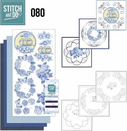 Stitch and Do 80 - Vintage Bloemen