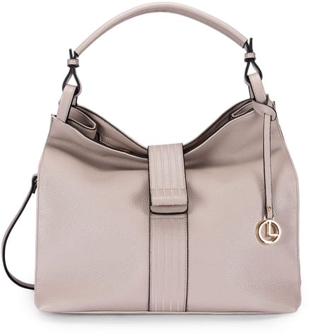 L.CREDI schoudertas Santina Hobo Bag Dusty Taupe