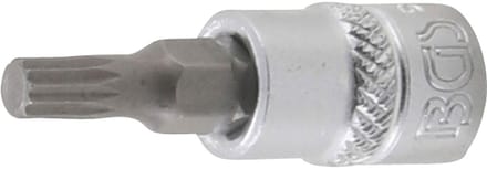 BGS Dopsleutelbit - 1/4 - veeltand (voor XZN) M5
