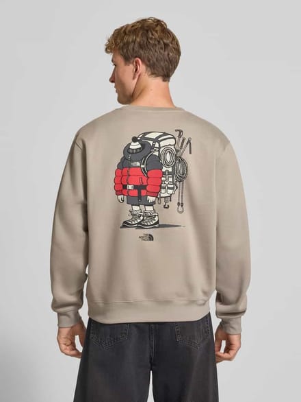 The North Face  Sweaters U GEAR UP GET OUT RLX CREW-GRAPHIC