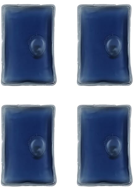 Handwarmer - Herbruikbaar - Rechthoek - Voordeelset 4 Stuks !! - 4 x Blauw