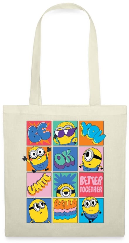 Minions Be You Positief En Lief Ontwerp Tas Van Stof Schoudertas