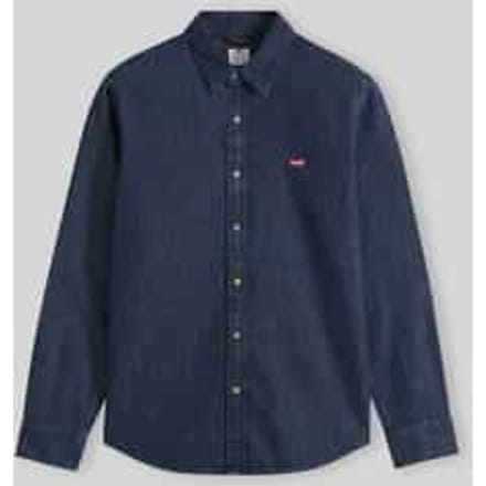 regular fit jeanshemd van puur katoen