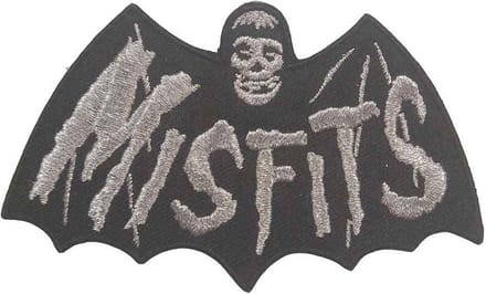 Misfits - Bat Logo Patch - Zwart