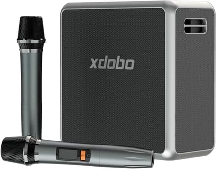 Draagbare Bluetooth Luidspreker - Karaoke Party Box - Buiten Muziek Afspelen - 140W Vermogen Inclusief Microfoons
