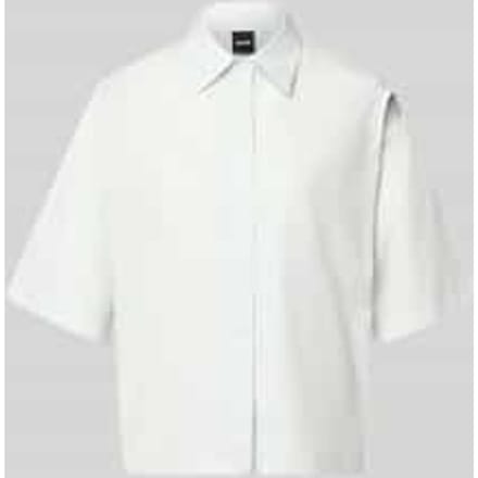Oversized overhemdblouse van puur katoen model 'BIMINA'