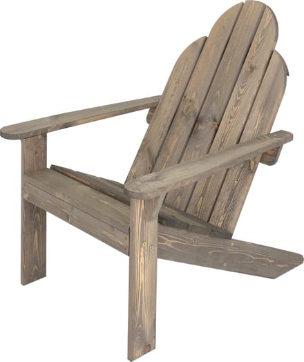 Ambiance Deckchair - Adirondack Loungestoel - Hout - Grey Wash